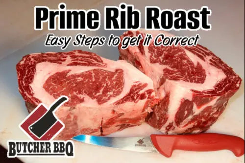 East steps to follow to cook a prime rib with butcher bbq