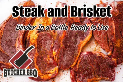 Steak and brisket binder in a bottle