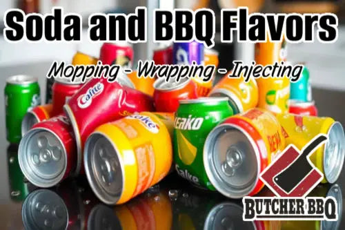 use sodas for bbq while injecting, mopping, wrapping, or in bbq sauce