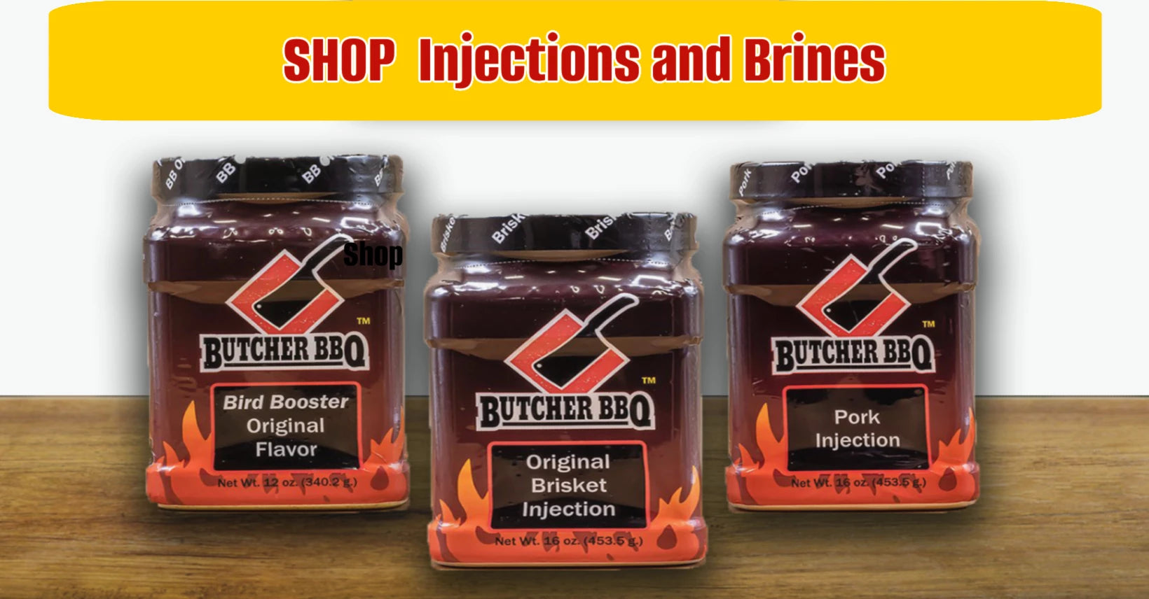 Shop Injections and brines