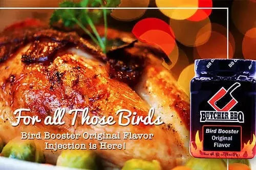 Butcher BBQ Bird Booster Chicken Injection Original Flavor / Turkey Injection
