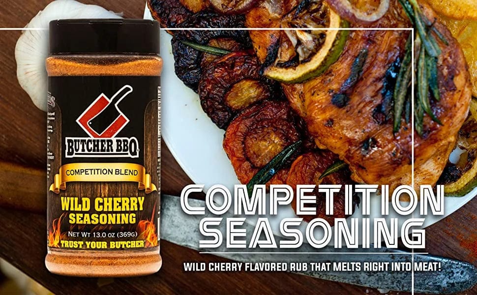 Butcher BBQ  Wild Cherry Flavor Rub / Barbecue Seasoning / Spice