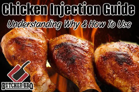 Picture of juicy plump chicken over open fire