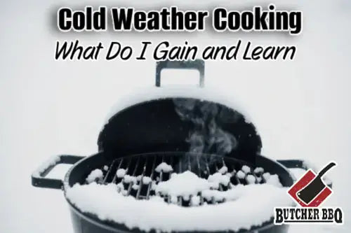 Cooking in the cold winter from Butcher BBQ