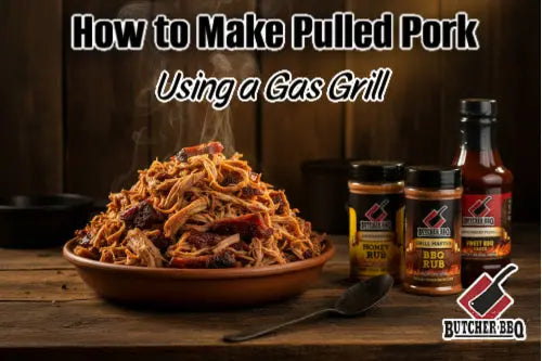 How to make pulled pork using a gas grill