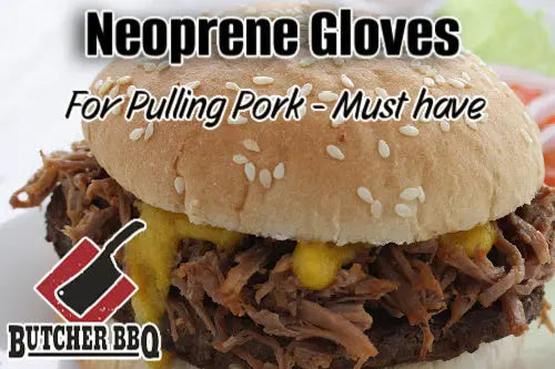 Using Neoprene gloves for making pulled pork blog