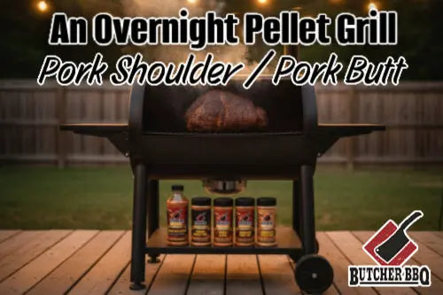 How to cook a pork shoulder overnight on a pellet grill