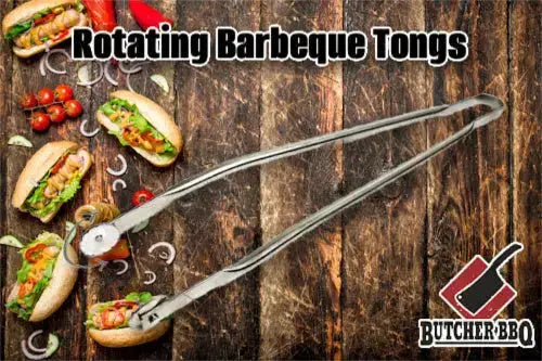 Rotating Tongs from Butcher BBQ and how to use them. 