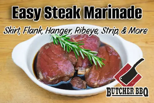 See how easy it is to marinade a steak with butcher bbq Liquid Beef injection and marinade