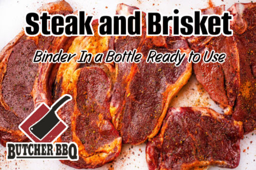 Steak and brisket binder in a bottle 