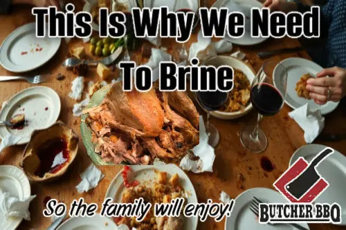 Turkey brine Kit so your table is a mess after eating