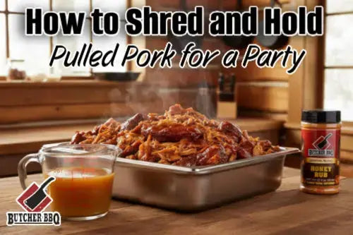 How to shred and hold pulled pork for a party