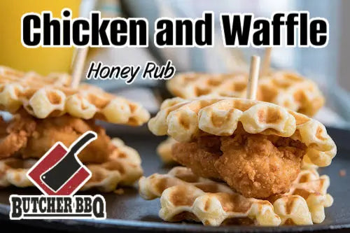 Chicken and waffle honey rub picture