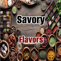 SAvory flavors from butcher bbq background filled with different spices