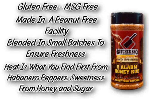 5 Alarm Honey Rub-BBQ Seasoning Butcher BBQ