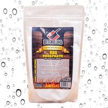 BBQ Phosphate with moisture drops in background