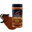 Butcher BBQ Grill Master BBQ Rub with open container showing spice mix on a white background