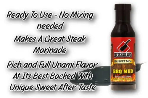 BBQ Mud Steak Marinade and Brisket Mop Butcher BBQ
