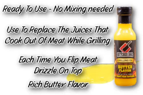 Grilling Oil Butter Flavor/ Turkey Injection Butcher BBQ