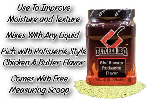 Bird Booster Chicken Injection Rotisserie Flavor / Turkey Injection Butcher BBQ
