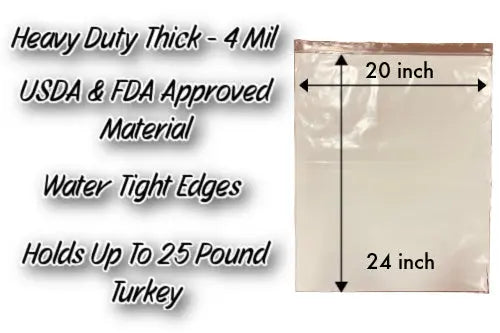 Turkey Brine Bags & Meat Storage Butcher BBQ