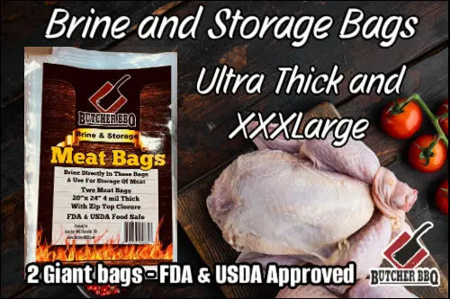 Turkey Brine Bags & Meat Storage Butcher BBQ