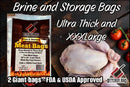 Turkey Brine Bags & Meat Storage Butcher BBQ