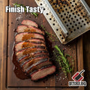 Lifestyle photo with sliced brisket and Butcher BBQ Brisket Basket