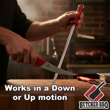 Butcher BBQ Knife Sharpening Steel Butcher BBQ