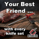 Butcher BBQ Knife Sharpening Steel Butcher BBQ