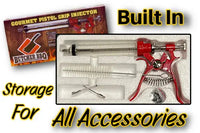 Butcher BBQ  Gourmet Pistol Grip Meat Marinade Injector Storage