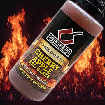 Cherry Apple BBQ Glaze “Flavor Over Fire” Butcher BBQ