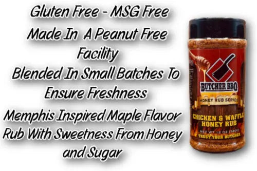 Chicken and Waffle Flavor- BBQ Rub and Spice Butcher BBQ