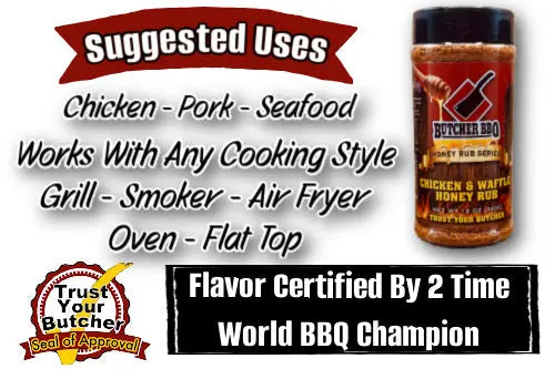 Chicken and Waffle Flavor- BBQ Rub and Spice Butcher BBQ