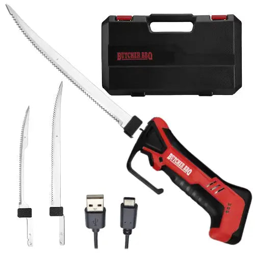 Cordless Electric Knife for Carving and BBQ Butcher BBQ