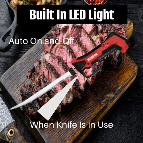 Cordless Electric Knife for Carving and BBQ Butcher BBQ