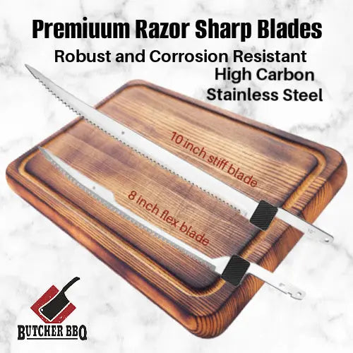 Cordless Electric Knife for Carving and BBQ Butcher BBQ