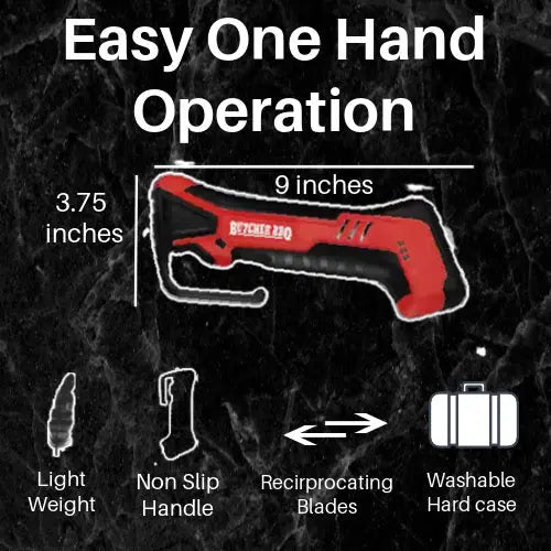 Cordless Electric Knife for Carving and BBQ Butcher BBQ