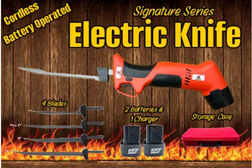 Butcher BBQ Electric knife 8 piece set