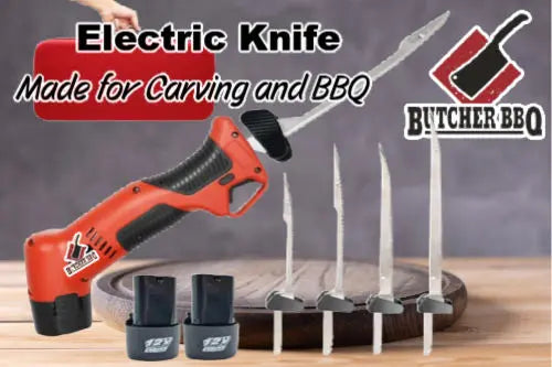 Butcher BBQ Electric knife 8 piece set