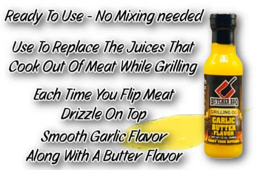 Grilling Oil Garlic Butter Flavor / Turkey Injection Butcher BBQ