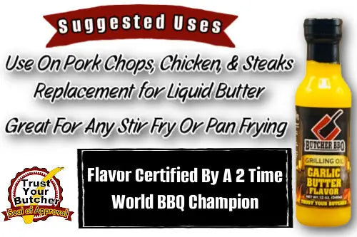 Grilling Oil Garlic Butter Flavor / Turkey Injection Butcher BBQ