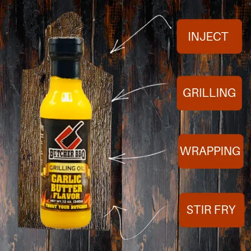 Grilling Oil Garlic Butter Flavor / Turkey Injection Butcher BBQ