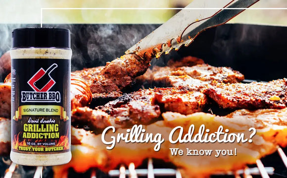 Grilling Addiction BBQ Rub Seasoning / Barbecue Seasoning Butcher BBQ
