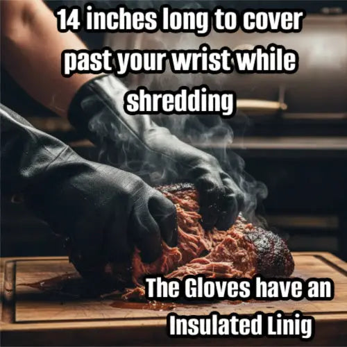 Heat Resistant Neoprene Gloves Butcher BBQ