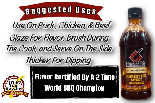 Homestyle Sweet Barbecue Sauce Butcher BBQ