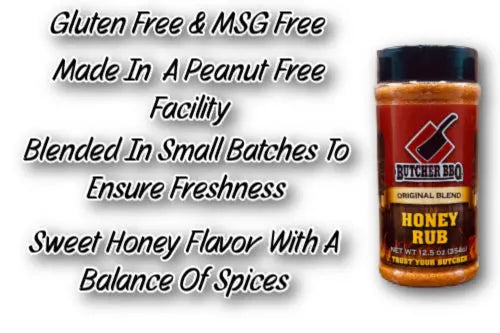 Honey Rub "The Original" Dry Rub / BBQ Seasoning / Spice Butcher BBQ