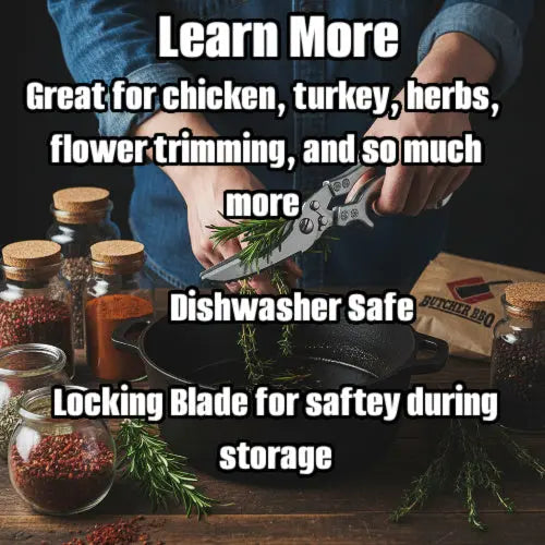 Kitchen and Poultry Shears Butcher BBQ