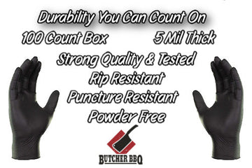 Nitrile or Latex Gloves Butcher BBQ