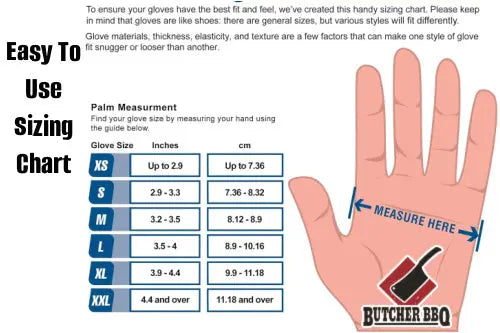 Nitrile or Latex Gloves Butcher BBQ